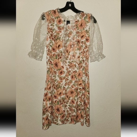 Alison Andrews Floral Dress large - Picture 1 of 3